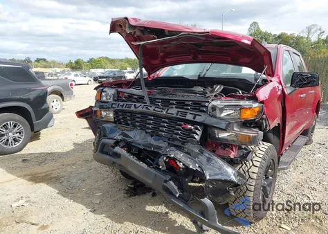 2020 Chevrolet Silverado 1500 4Wd Short Bed Custom Trail Boss z USA, uszkodzony, nr VIN 3GCPYCEF4LG252825